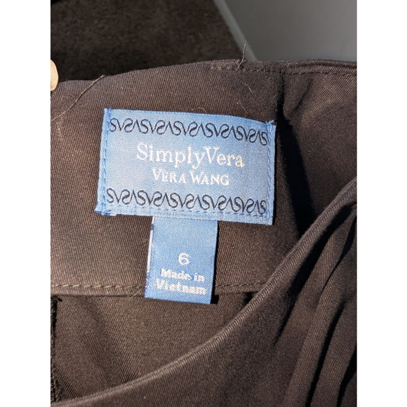 Simply Vera Vera Wang Black Embellished Dress Size 6, womens - Picture 3 of 6